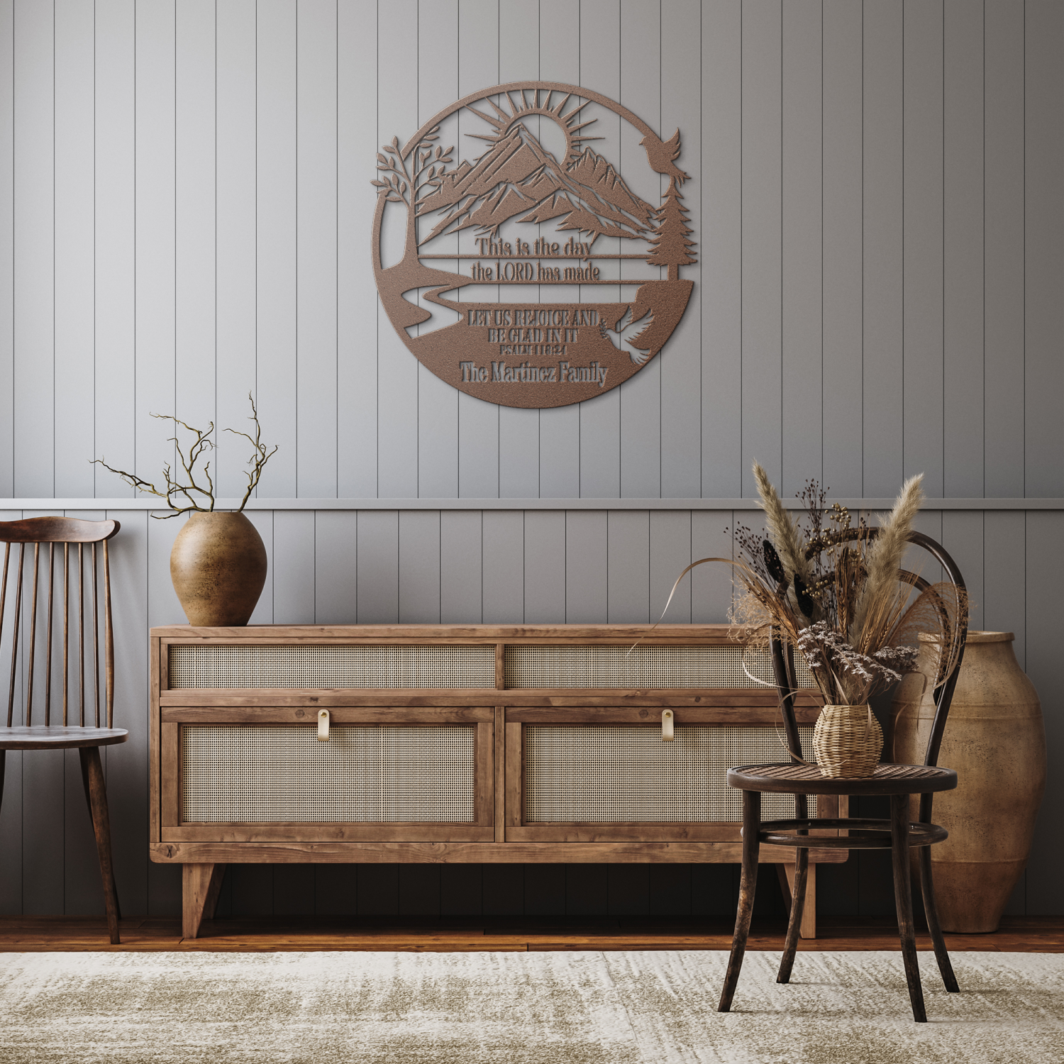 This Is the Day the Lord Has Made – Christian Mountain Metal Wall Art - Image 13